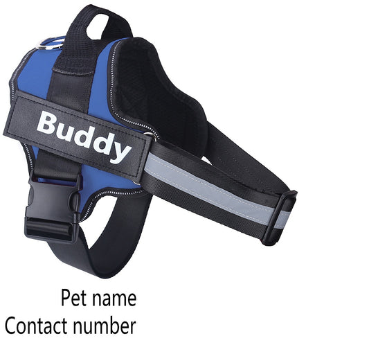 Reflective No-Pull Dog Harness – Adjustable & Breathable