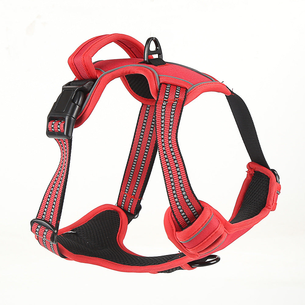 No-Pull Dog Harness – Breathable, Reflective & Adjustable Pet Vest for All Breeds