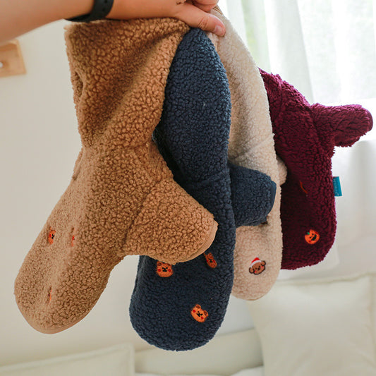 Warm Fleece Dog Hoodie Coat – Winter Jacket for Small Dogs