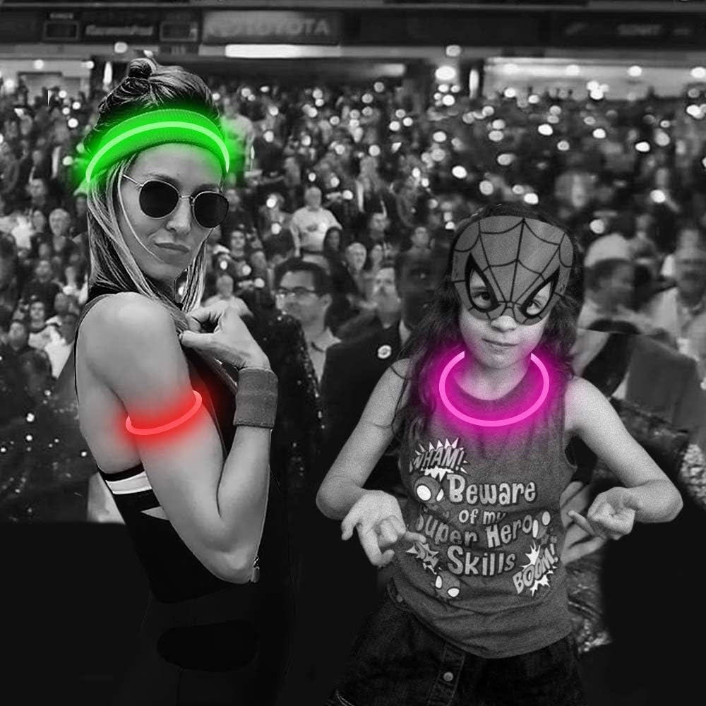 LED USB Rechargeable Dog Safety Collar – Glow-in-the-Dark Pet Visibility Light